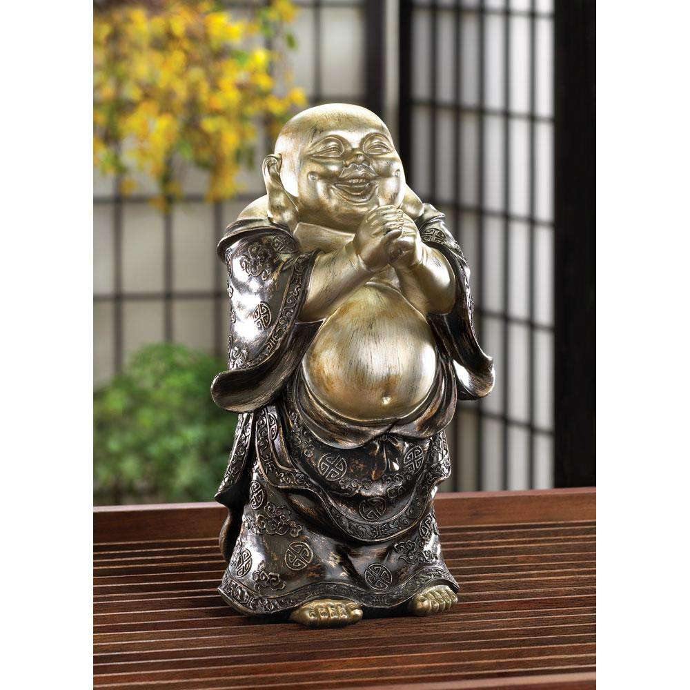 Standing Happy Buddha Figurine - The Fox Decor