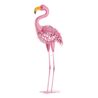 Thumbnail for Standing Tall Solar Flamingo Statue