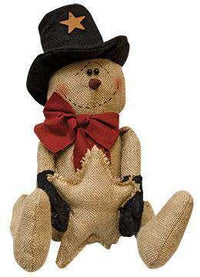 Star Snowman w/ Top Hat - The Fox Decor