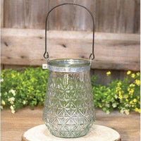 Thumbnail for Starburst Cut Glass Lantern Lanterns/Lids CWI Gifts 