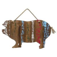 (Striped Pig w/ Rope Hanger) - The Fox Decor
