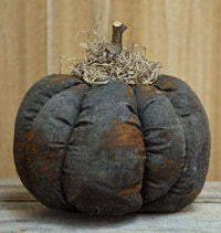 Thumbnail for '+Stuffed Black Pumpkin Tabletop & Decor CWI Gifts 