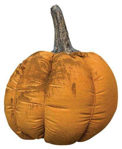 '+Stuffed Pumpkin w/Stem - The Fox Decor