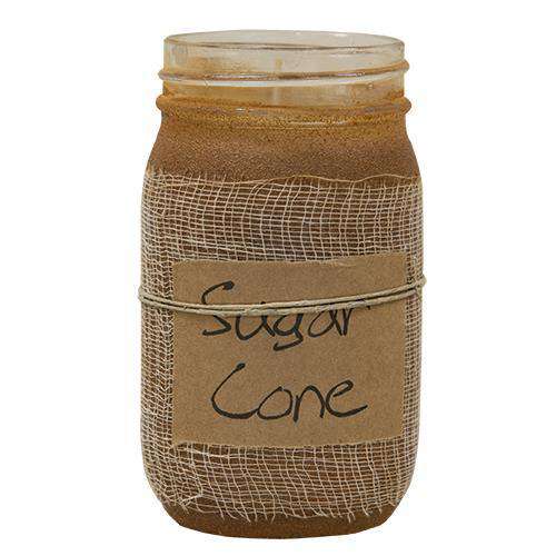 Sugar Cone Jar Candle, 16oz Jar Candles CWI+ 