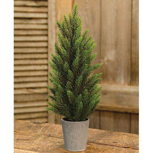 Tahoe Pine Tree w/Gray Pot, 17" Pine CWI+ 