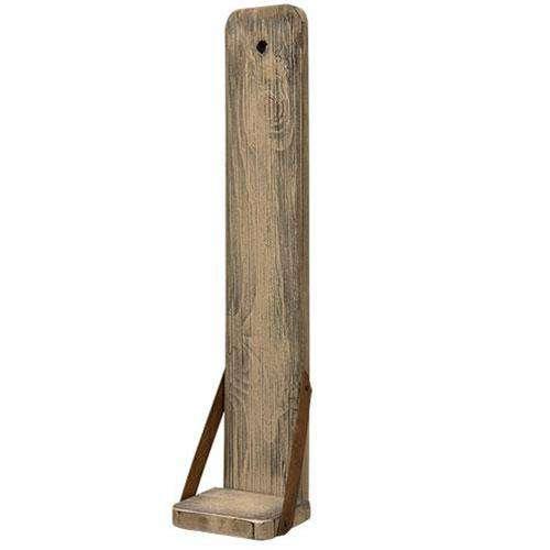 Tall Wood Candle Holder - The Fox Decor