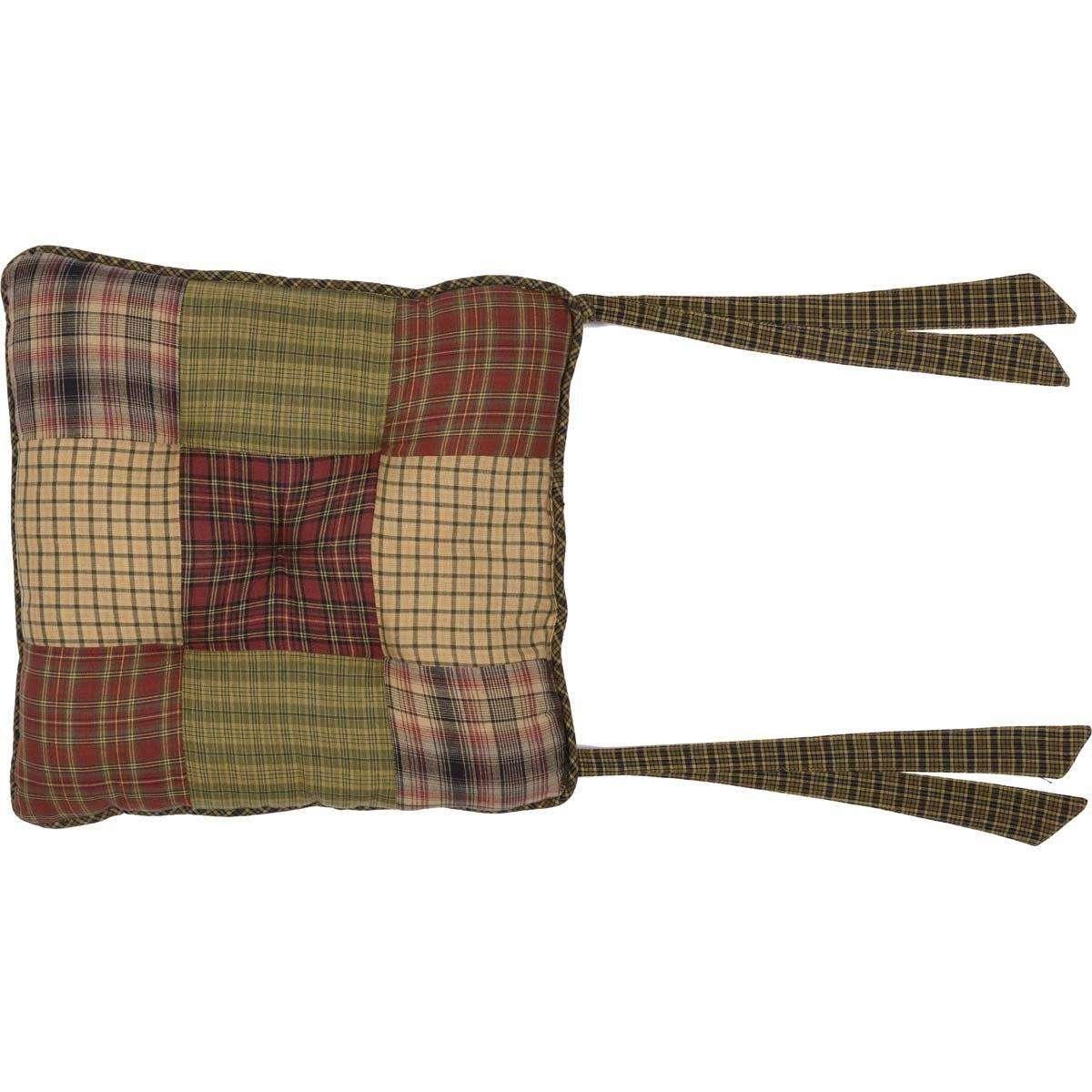 Tea Cabin Chair Pad Patchwork - The Fox Decor