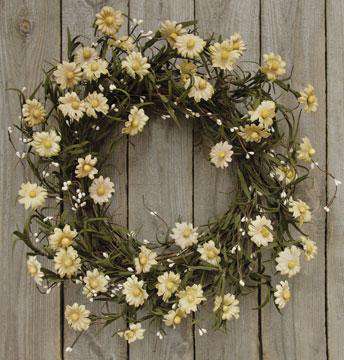 Teastain Daisy & Pip Wreath, 20" Everyday CWI+ 