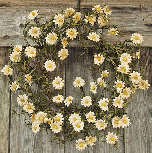 Teastain Daisy Wreath - 18" Wreaths CWI+ 