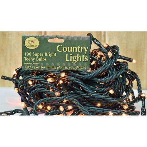 Teeny Lights, Green Cord, 100ct Light Strands CWI+ 