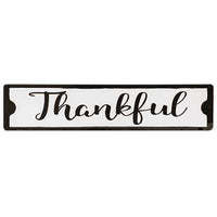 Thumbnail for Thankful Black and White Street Sign New Everyday CWI+ 