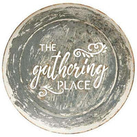 Thumbnail for The Gathering Place Distressed Metal Wall Sign Metal Signs CWI+ 