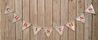 Thumbnail for Tin Pennant Christmas Sign - The Fox Decor