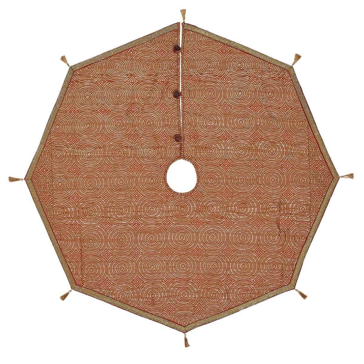 Soleil Christmas Tree Skirt 48 VHC Brands - The Fox Decor