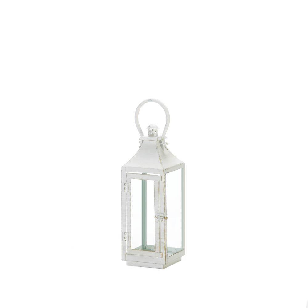 Traditional White Lantern - The Fox Decor
