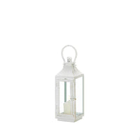 Traditional White Lantern - The Fox Decor