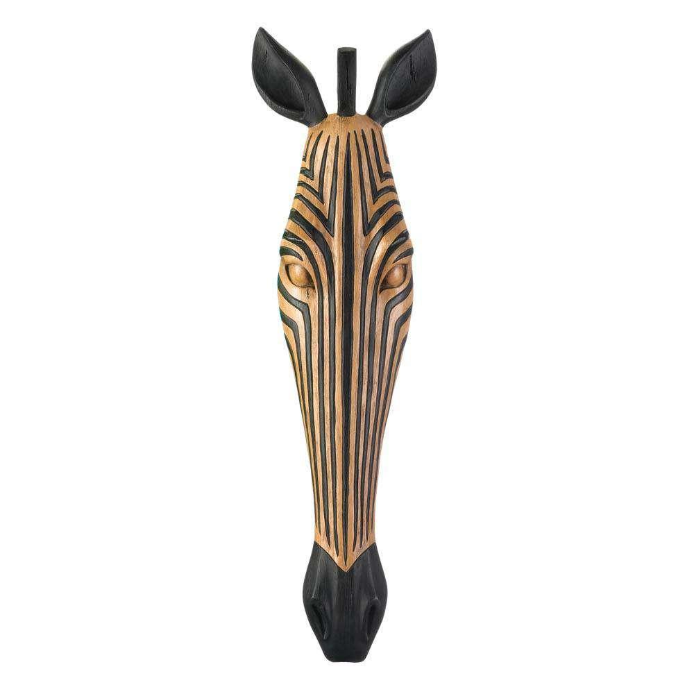 Tribal Zebra Wall Plaque