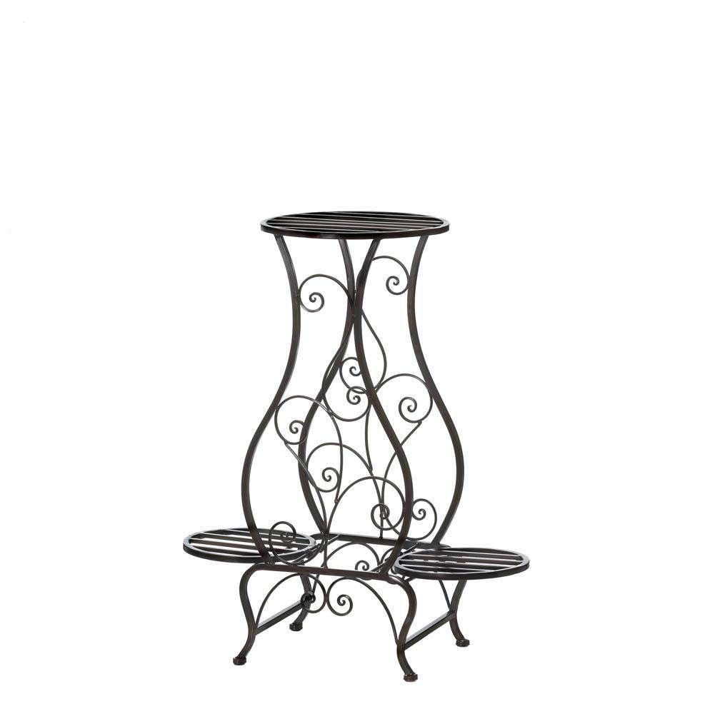 Triple Hourglass Plant Stand - The Fox Decor