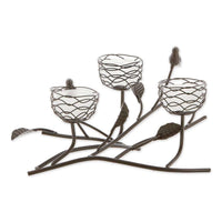 Thumbnail for Triple Tealight Birdies Candle Holder