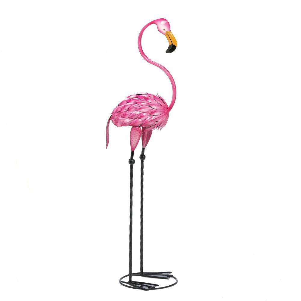 Tropical Tango Flamingo Statue - The Fox Decor