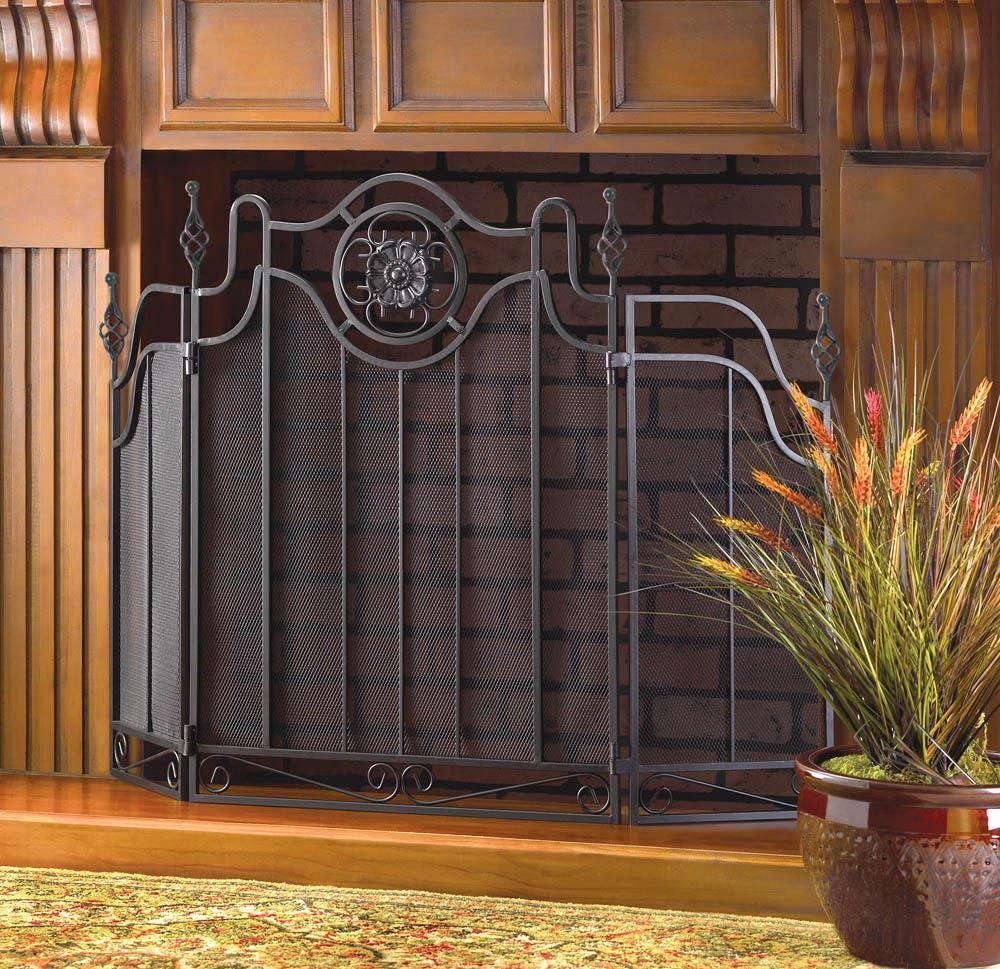 Tuscan Fireplace Screen - The Fox Decor