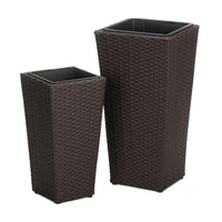 Thumbnail for Tuscany Wicker Tall Planters - The Fox Decor