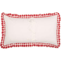 Thumbnail for Annie Buffalo Red Check Ruffled King Sham 21x37 VHC Brands - The Fox Decor