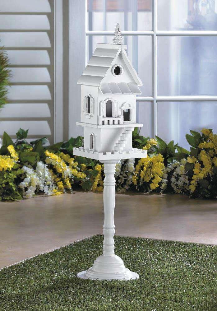 Two Story Pedestal Birdhouse Accent Plus 