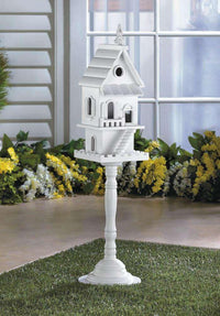 Thumbnail for Two Story Pedestal Birdhouse Accent Plus 