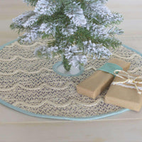 Sanbourne Mini Christmas Tree Skirt 21 VHC Brands - The Fox Decor