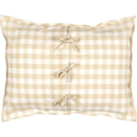 Annie Buffalo Tan Check Standard Sham 21x27 VHC Brands - The Fox Decor