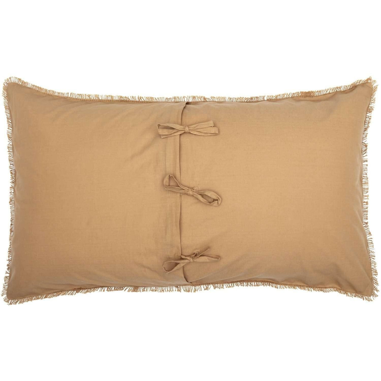 Burlap Natural Star King Sham 21x37 VHC Brands - The Fox Decor