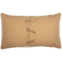 Thumbnail for Burlap Natural Star King Sham 21x37 VHC Brands - The Fox Decor