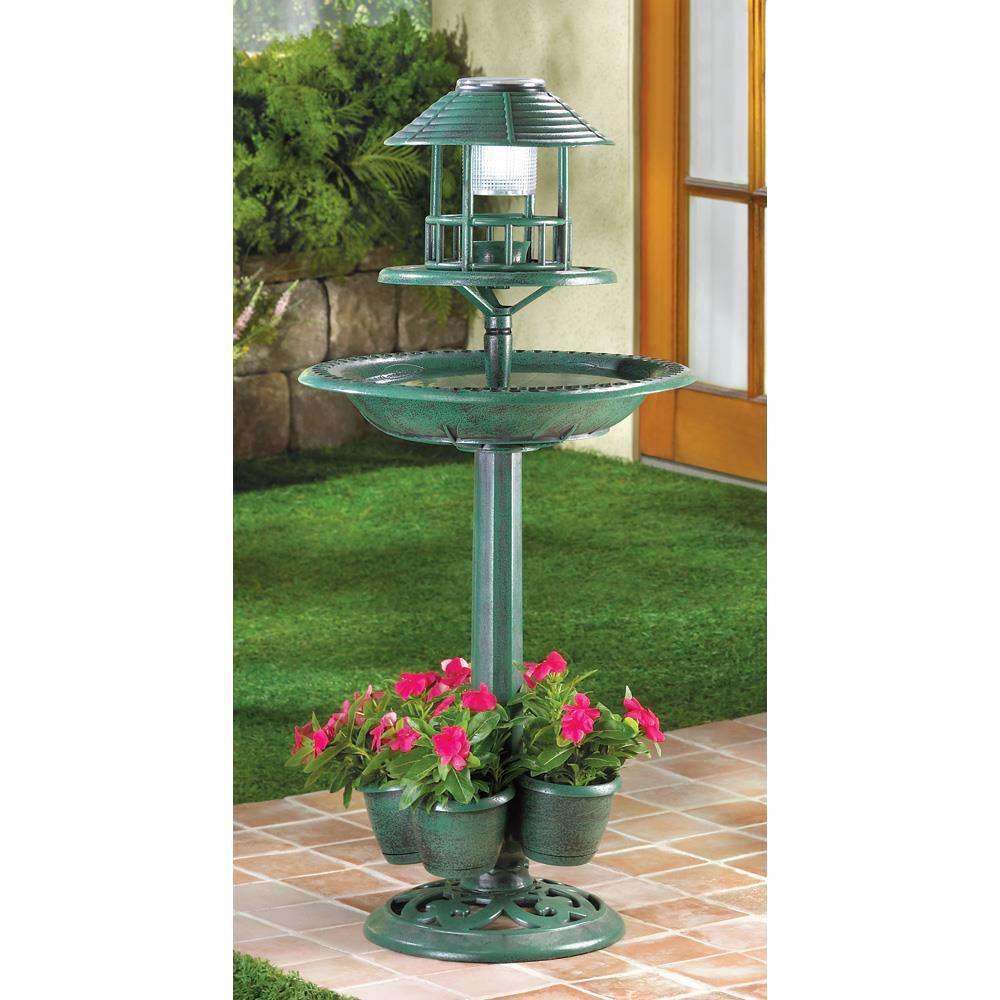 Verdigris Garden Centerpiece - The Fox Decor