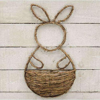 Vine Bunny Wall Pocket Basket - The Fox Decor