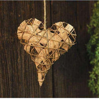 Thumbnail for Vine & Faux Birch Heart, 7x8 - The Fox Decor