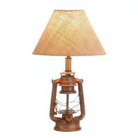 Vintage Camping Lantern Table Lamp - The Fox Decor