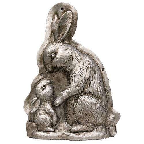 '+Vintage Look Rabbit & Bunny Mold - The Fox Decor