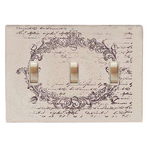 Vintage Postcard Triple Switchplate Cover Switch Plates CWI+ 