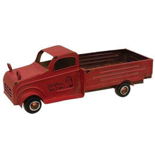 Vintage Red Truck Christmas Decor Tabletop & Decor CWI Gifts 
