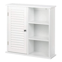 Thumbnail for White Wall Cabinet With Shelves