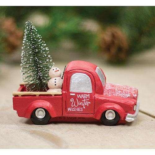 Warm Winter Wishes Truck Tabletop & Decor CWI+ 