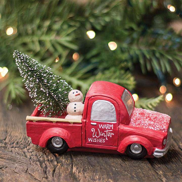 Warm Winter Wishes Truck Tabletop & Decor CWI+ 