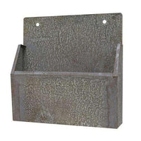 Washed Galvanized Mail Bin - The Fox Decor