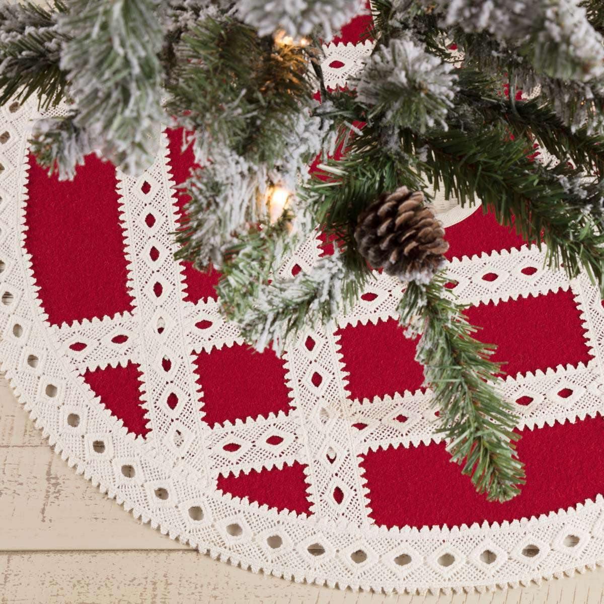 Margot Red Mini Tree Skirt 21