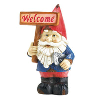 Thumbnail for Welcome Gnome Solar Statue - The Fox Decor