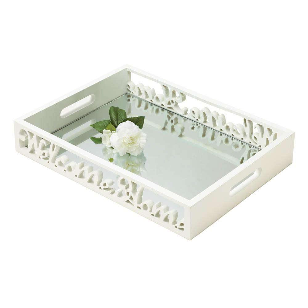 Welcome Home Mirror Tray
