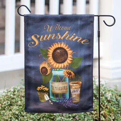 Welcome Sunshine Garden Flag Garden CWI+ 