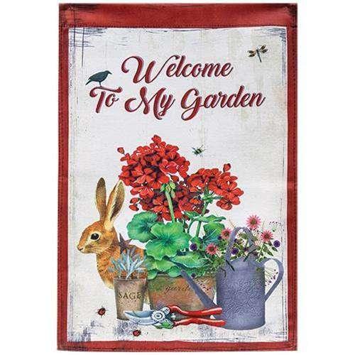 Welcome To My Garden Flag Garden CWI+ 