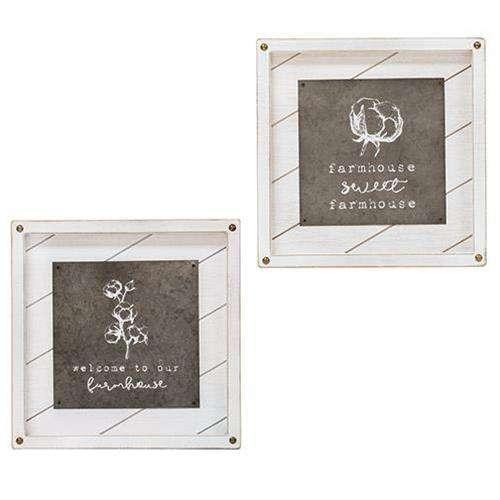 Welcome to our Farmhouse Easel, 2 Asst. - The Fox Decor
